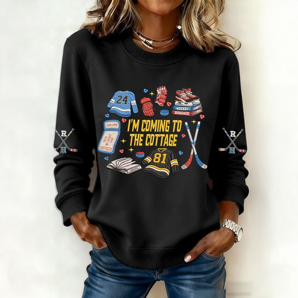 I'm Coming To The Cottage Sweatshirt Heated Rivalry Merch Hockey Romance Gift Ideas