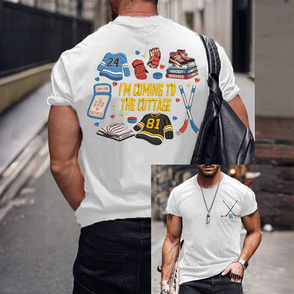 I'm Coming To The Cottage T-Shirt Heated Rivalry Clothes Hockey Player Gifts