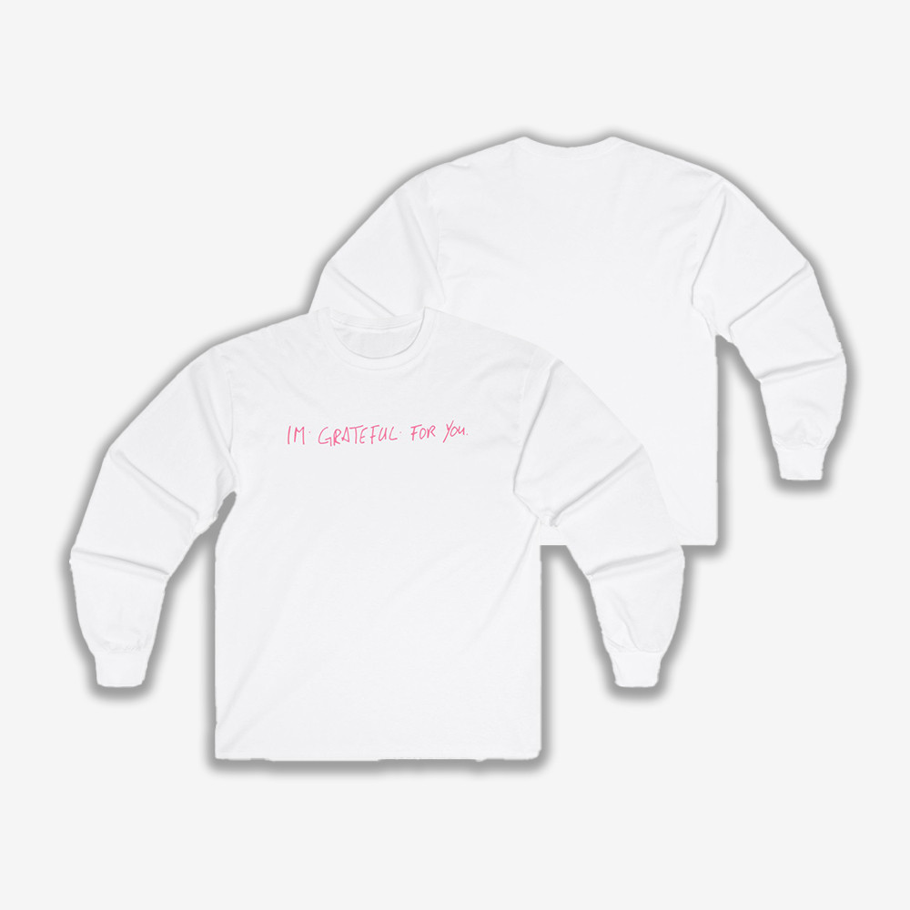 I'm Grateful for You Long Sleeve Shirt Zayn Malik Apparel Zayn Malik Fan Merch