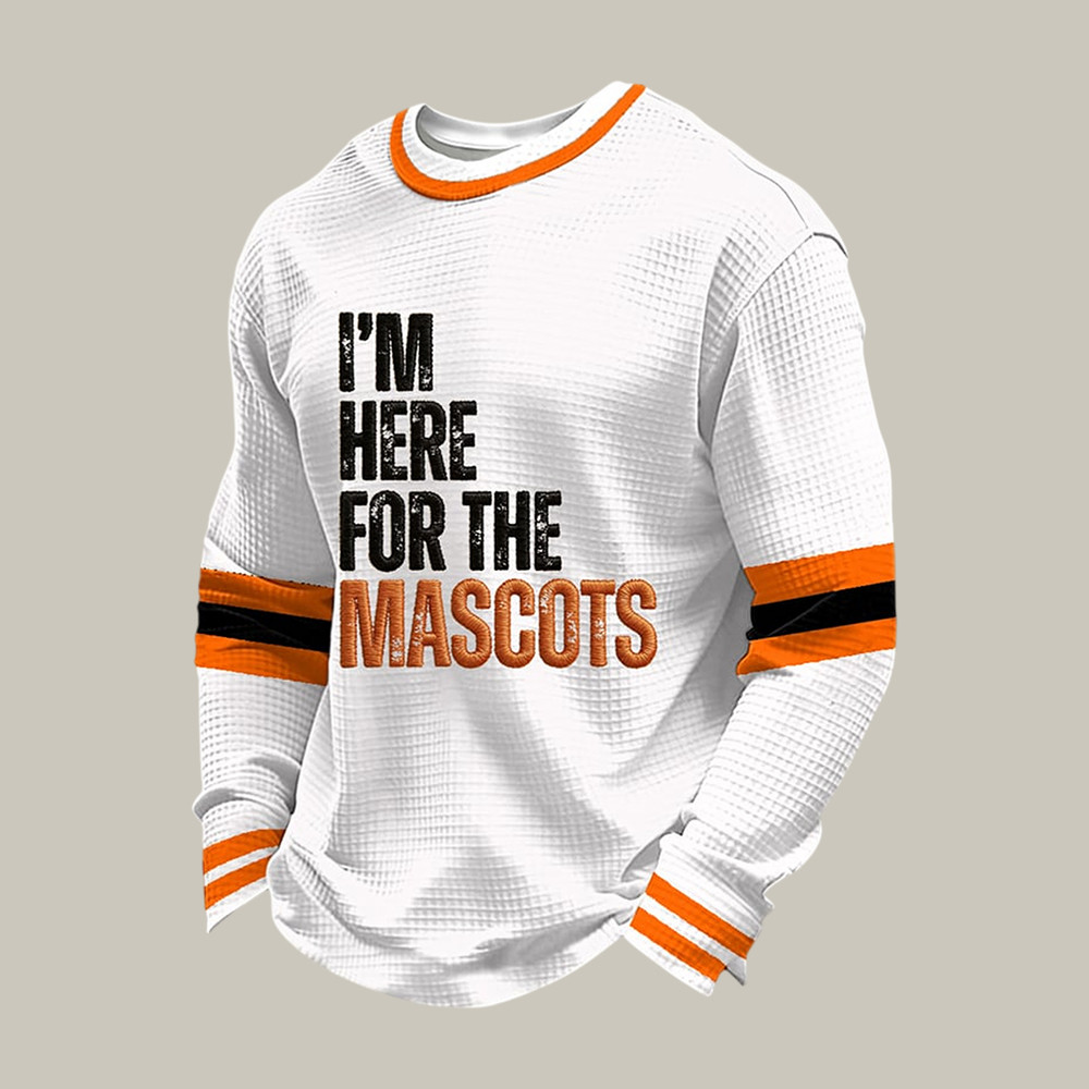 I'm Here For The Mascots Basketball Long Sleeve Shirt Game Day Clothing Basketball Lover Gift