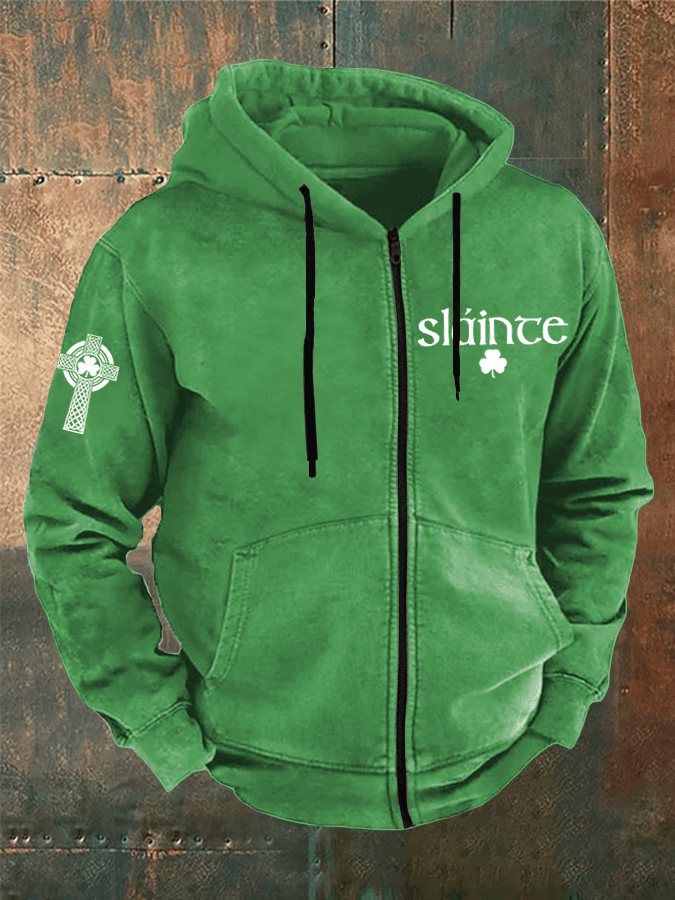 I'm Not Always A Dck Just Kidding Zip Hoodie Slainte St Patrick's Day Outfit Gift Ideas