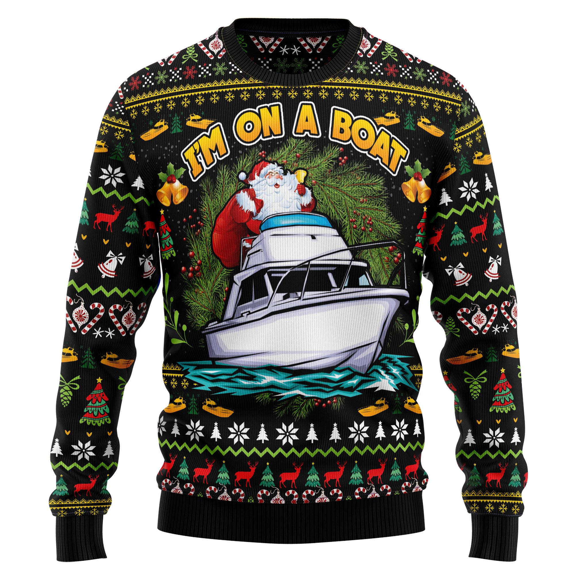 I'm On Boat Ugly Christmas Sweater