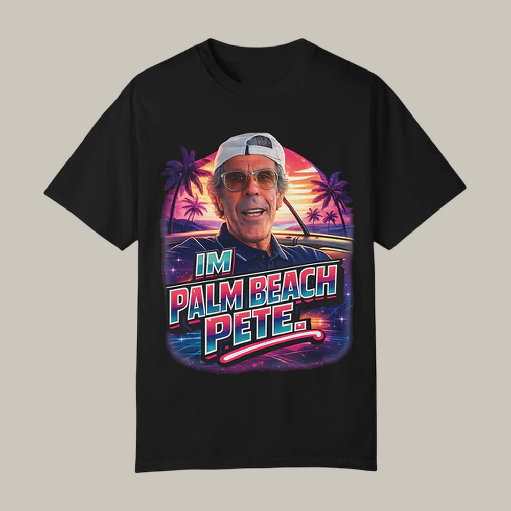 I'm Palm Beach Pete T-Shirt Epstein Lookalike Shirt Humorous Present For Boyfriend