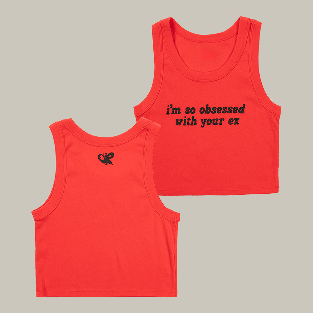 I'm So Obsessed With Your Ex Olivia Rodrigo Tank Top Olivia Rodrigo Fan Merch Gift Idea For Her