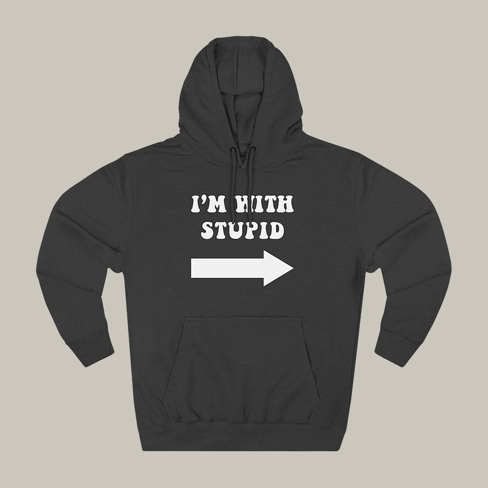 I'm Stupid With Jimmy Kimmel Hoodie Funny Jimmy Kimmel Clothing Gift For Fans