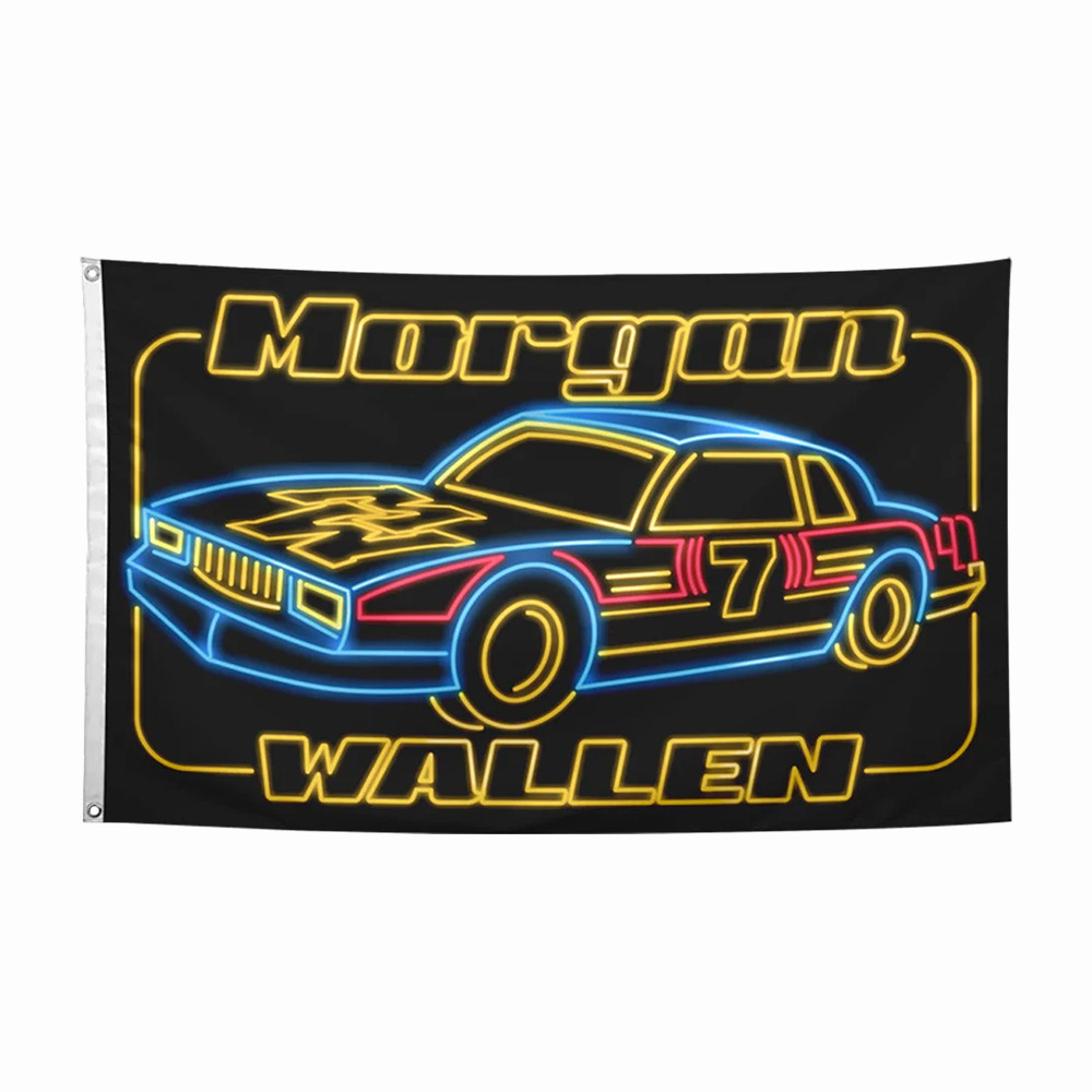 I'm The Problem Tour Car Morgan Wallen Flag Unique Home Decor Best Gift For Morgan Wallen Lovers