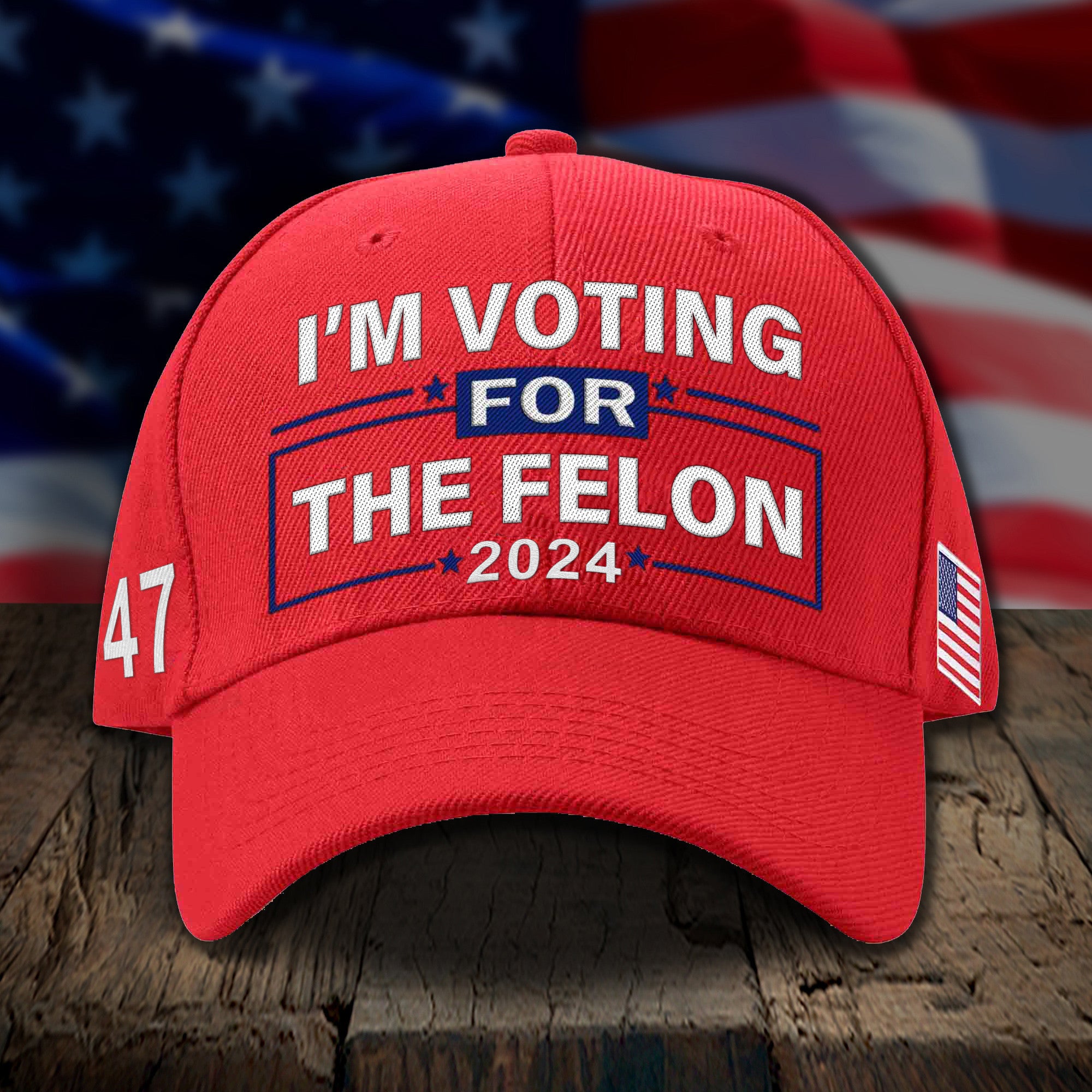 I'm Voting For The Felon Hat Take American Back Hat For Supporter I'm Voting For The Felon Hat Take American Back Hat For Supporter