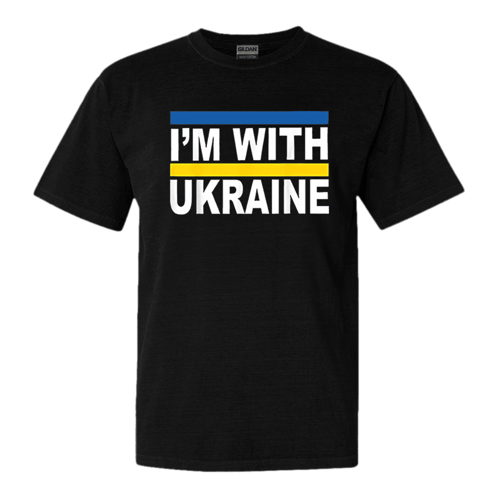 I'm With Ukraine T-Shirt Support Ukraine Shirt Gifts For Father Anniversary Gift for Men