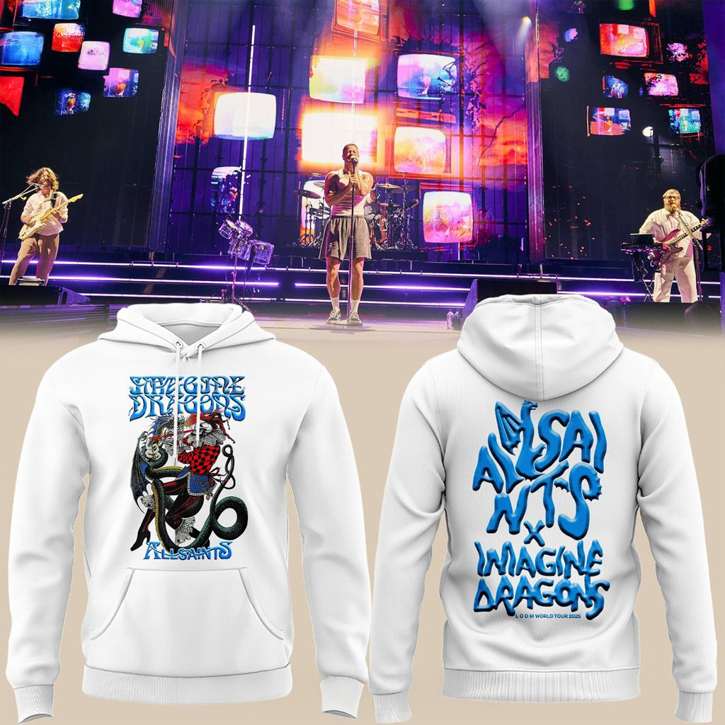 Imagine Dragons Loom World Tour 2025 Hoodie Imagine Dragons Merch Gifts For Fans Imagine Dragons Loom World Tour 2025 Hoodie Imagine Dragons Merch Gifts For Fans