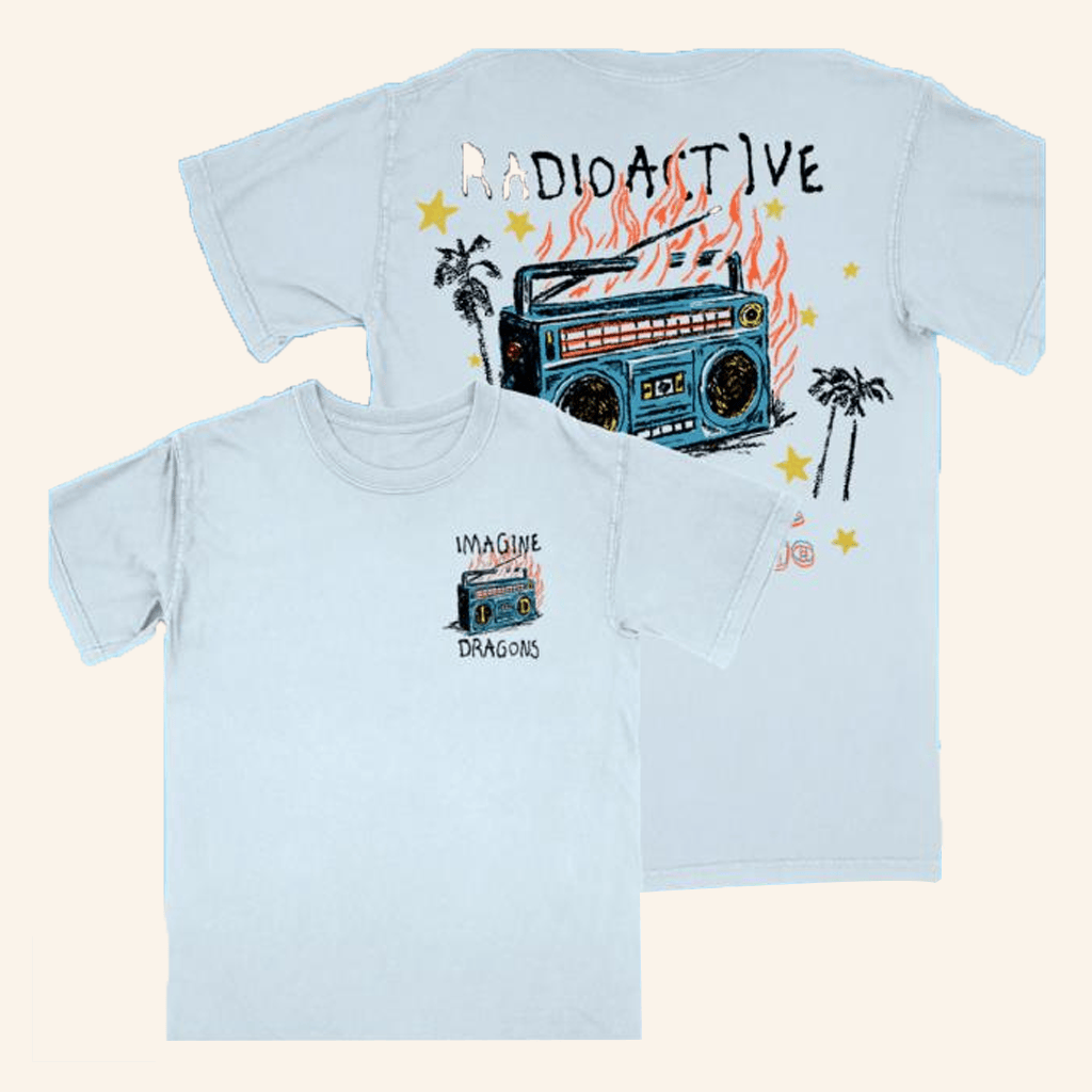 Imagine Dragons Music Merch Radioactive T-Shirt Gift Ideas For Music Lovers Imagine Dragons Music Merch Radioactive T-Shirt Gift Ideas For Music Lovers