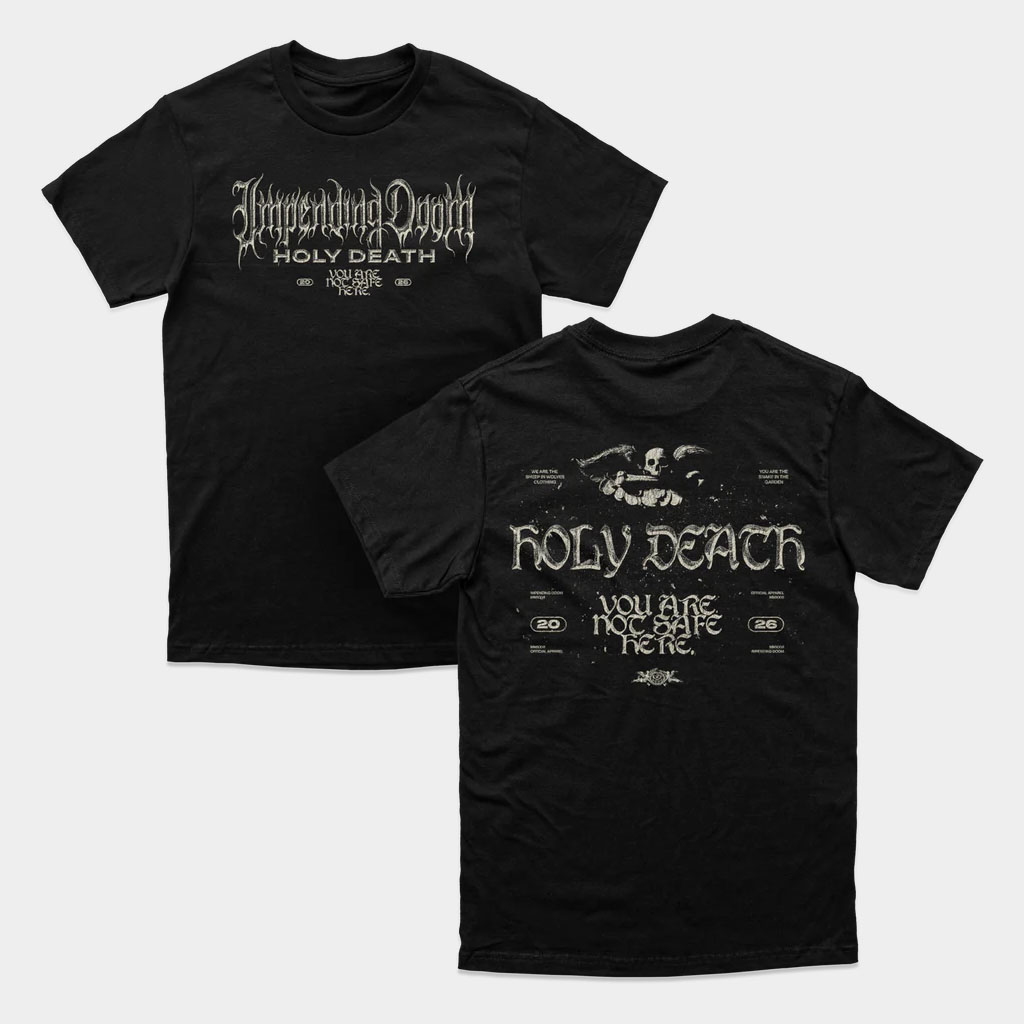 Impending Doom Merch Holy Death T-Shirt Birthday Presents For Dad