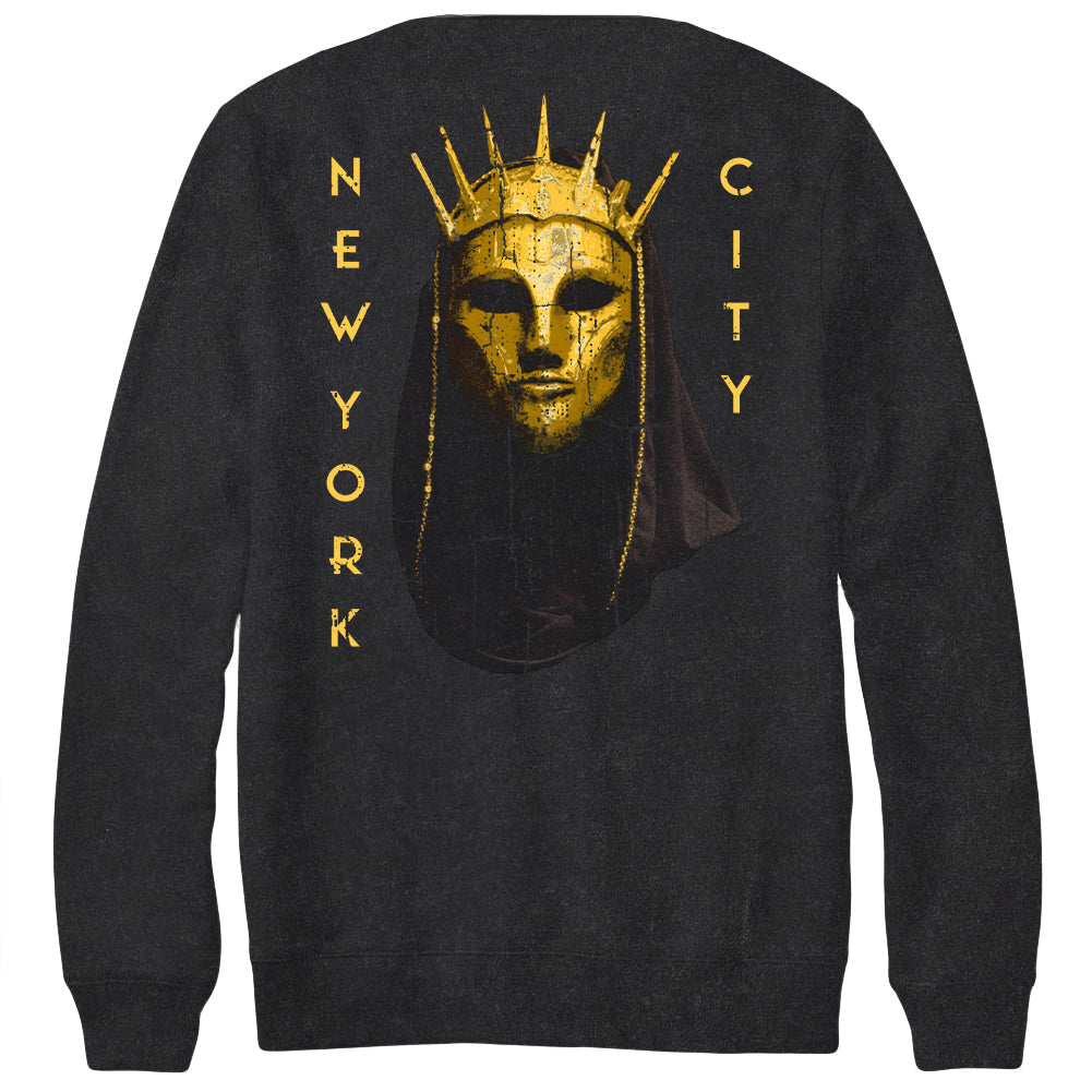 Imperial Triumphant Merch Distressed Mask Sweatshirt Imperial Triumphant Sweatshirt Father'S Day Gifts For Metal Music Lovers