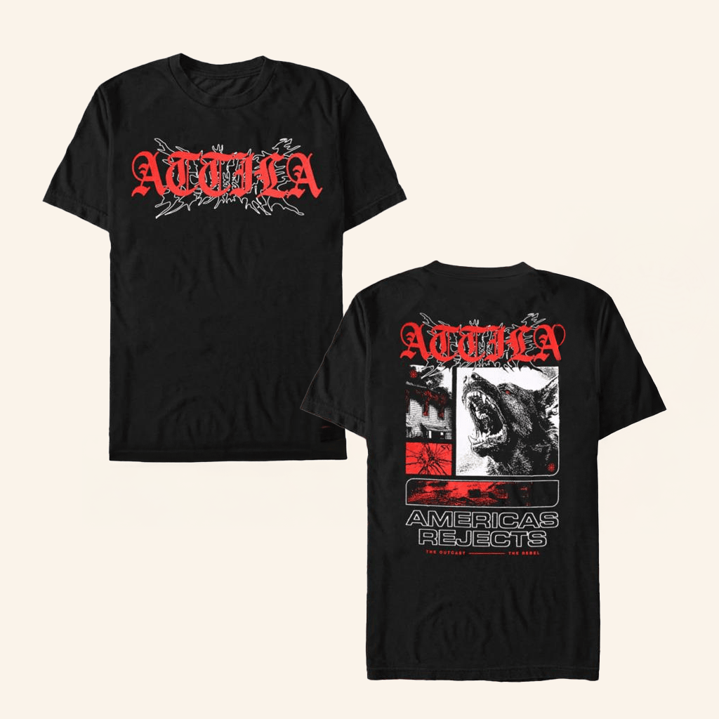 Impericon Merch Attila Shirt American Rejects T-Shirt Gifts For Friends Impericon Merch Attila Shirt American Rejects T-Shirt Gifts For Friends