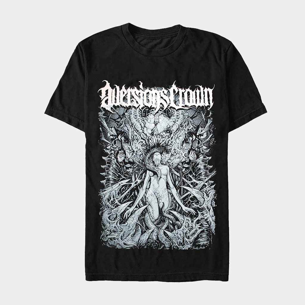 Impericon Merch Aversions Crown Necro T-Shirt Birthday Present For Husband Impericon Merch Aversions Crown Necro T-Shirt Birthday Present For Husband