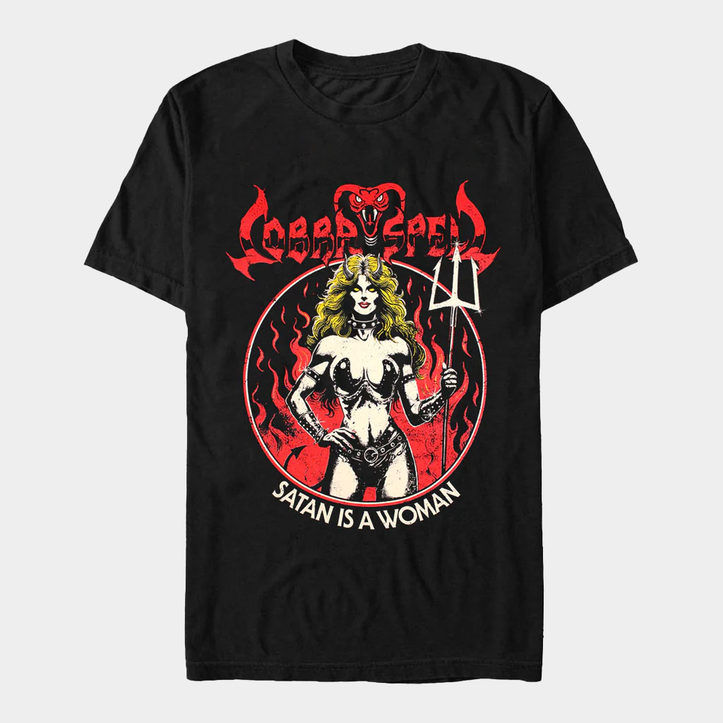 Impericon Merch Cobra Spell Shirt Satan Is A Woman T-Shirt Best Birthday Gift For Her