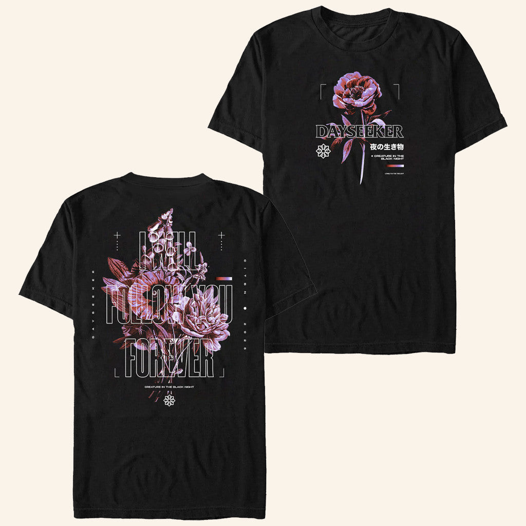 Impericon Merch Dayseeker Red Flower T-Shirt Gifts For Sister