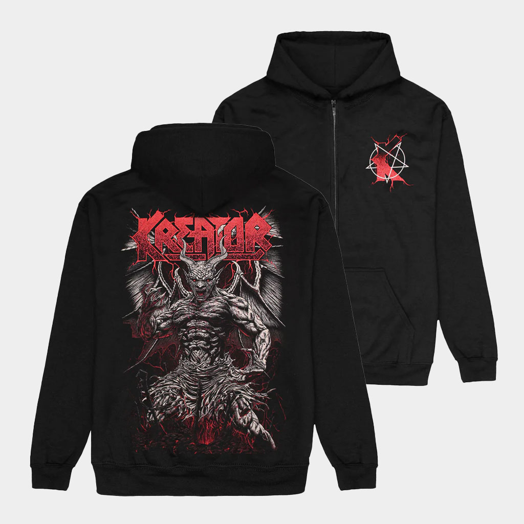 Impericon Merch Kreator Bringer Of Torture Zipper Hoodie Birthday Presents For Brother-1