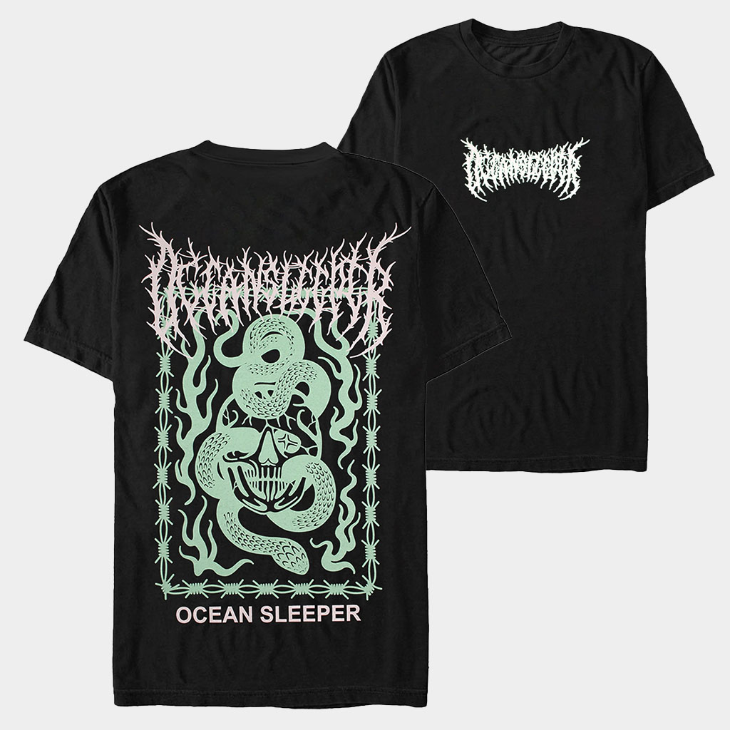 Impericon Merch Ocean Sleeper Shirt Snake T-Shirt Birthday Gift Ideas For Boyfriend