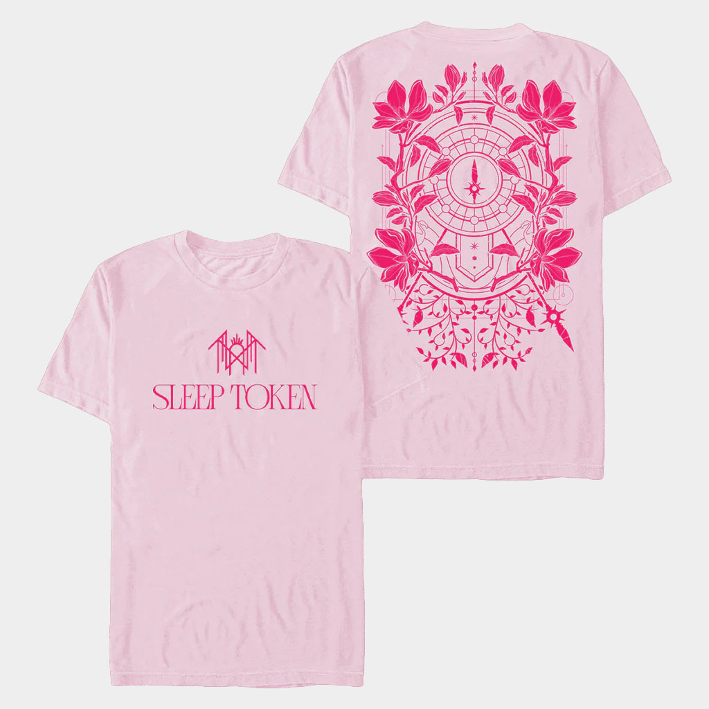 Impericon Merch Sleep Token Shirt Dangerous Valentine Light Pink T-Shirt Valentine's Day Gifts-1