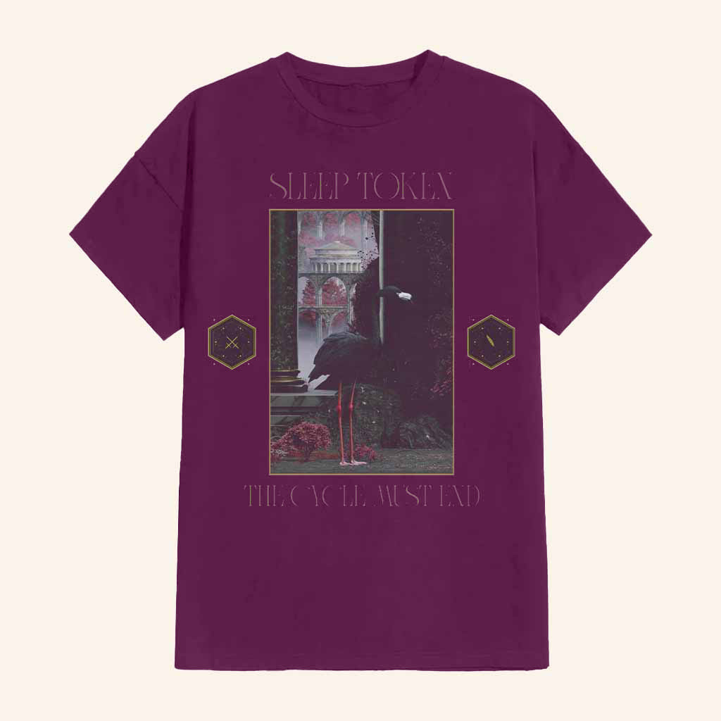 Impericon Merch Sleep Token The Cycle Must End Plum T-Shirt Unique Gift For Sister Impericon Merch Sleep Token The Cycle Must End Plum T-Shirt Unique Gift For Sister