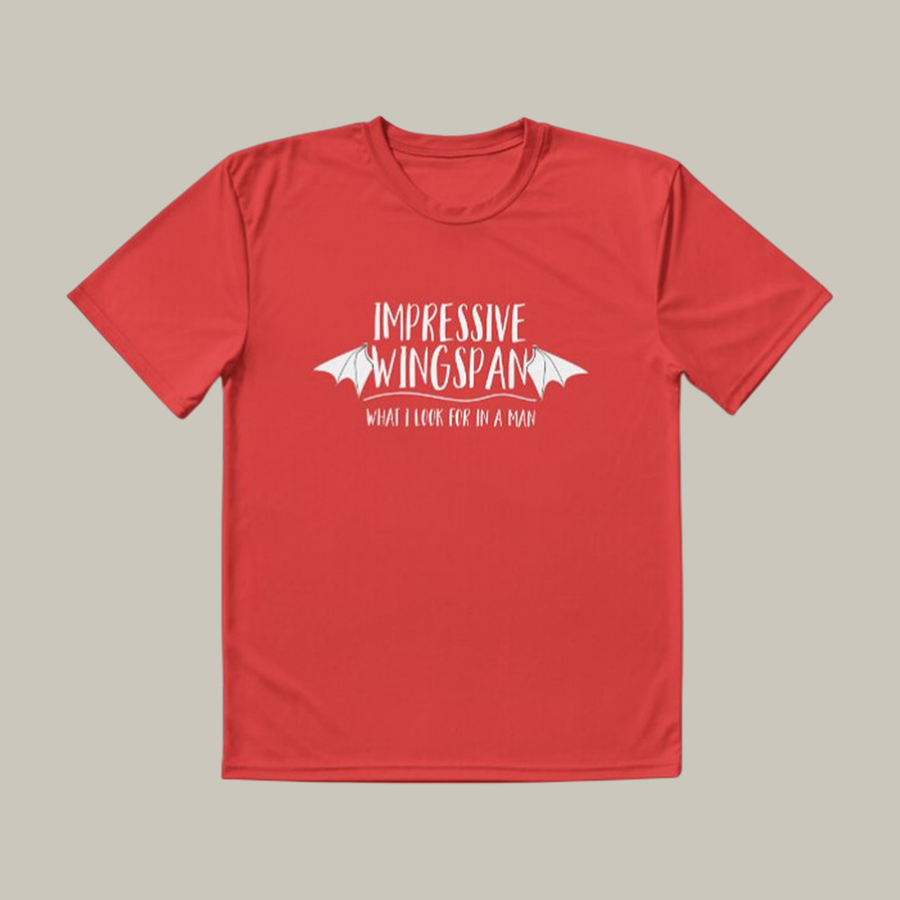 Impressive Wingspan ACOTAR T-Shirt Romance Fantasy Throne Of Glass Shirt Bookish Gift