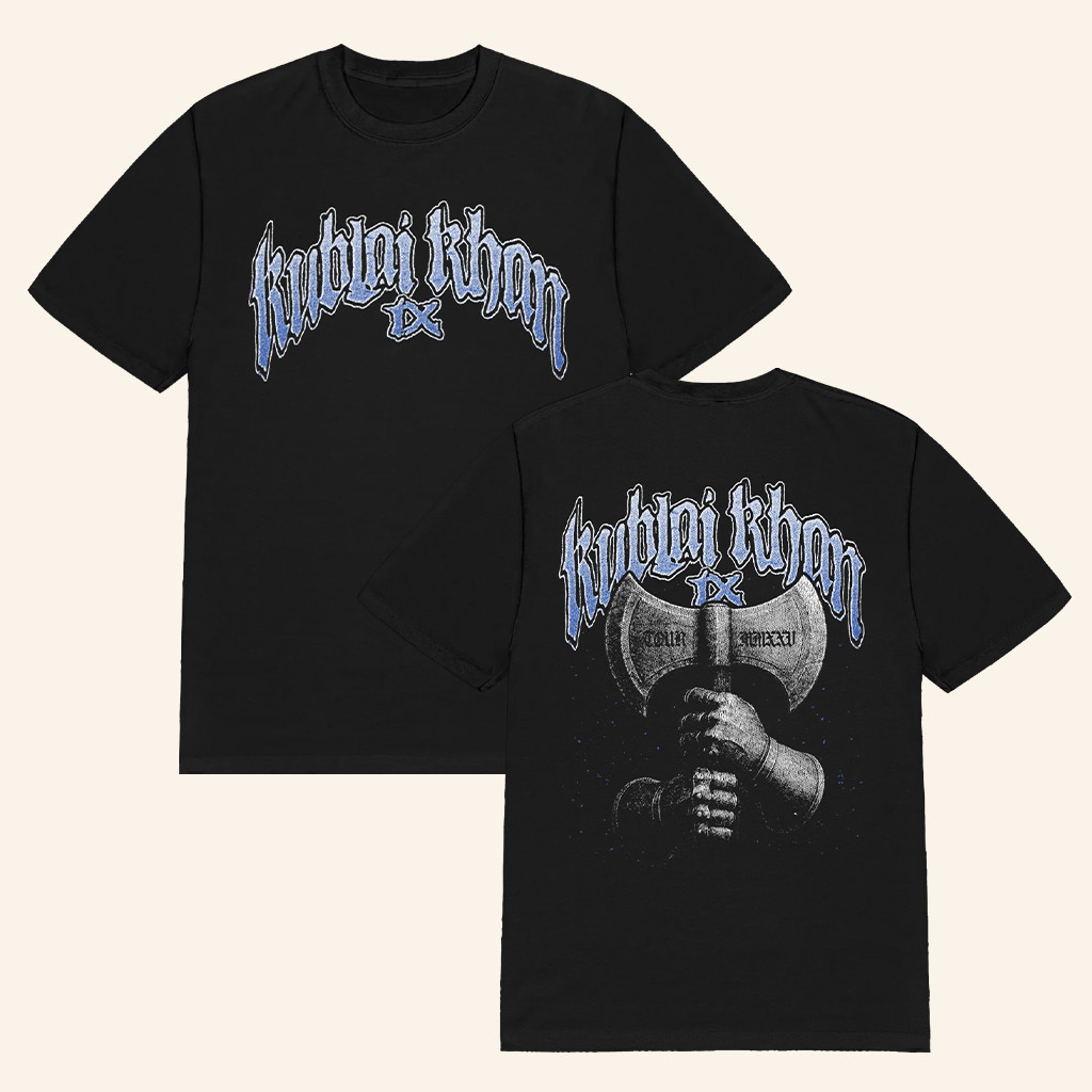 Imprint Merch Kublai Khan TX Axe T-Shirt Music Related Gifts For Guys Imprint Merch Kublai Khan TX Axe T-Shirt Music Related Gifts For Guys