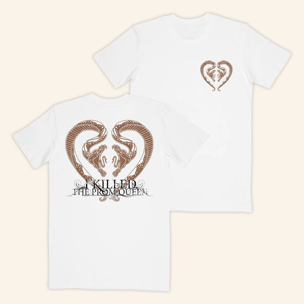 Imprintmerch Merch I Killed The Prom Queen Snakes White T-Shirt Gift For Him Imprintmerch Merch I Killed The Prom Queen Snakes White T-Shirt Gift For Him