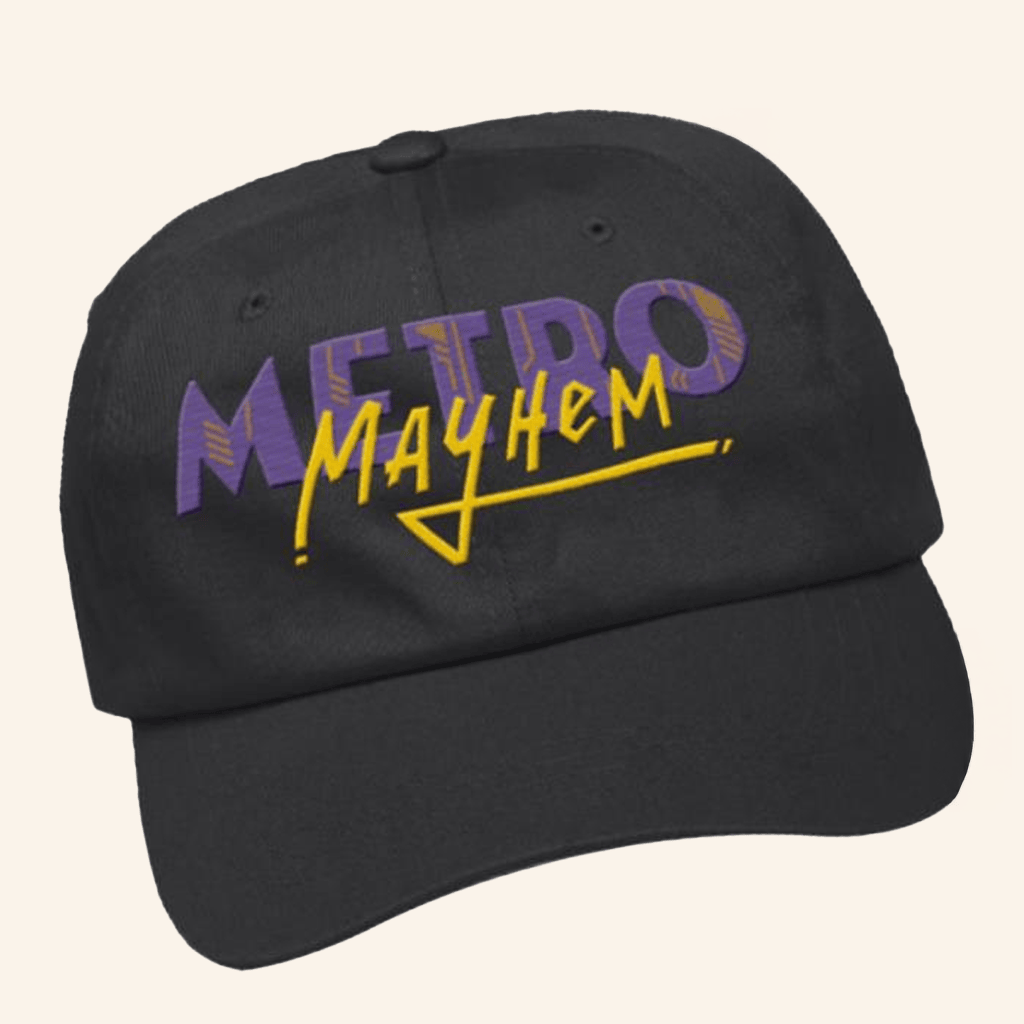 ImpulseSV Merch Metro Mayhem Embroidered Hat Gifts For Dad ImpulseSV Merch Metro Mayhem Embroidered Hat Gifts For Dad