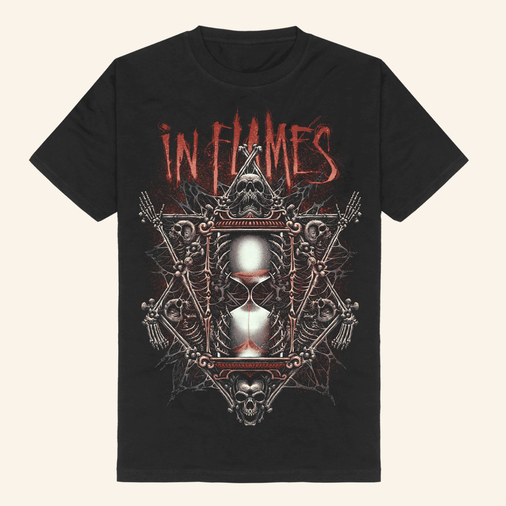 In Flames Merch Dark Hourglass Shirt Unique Gifts For Music Lovers