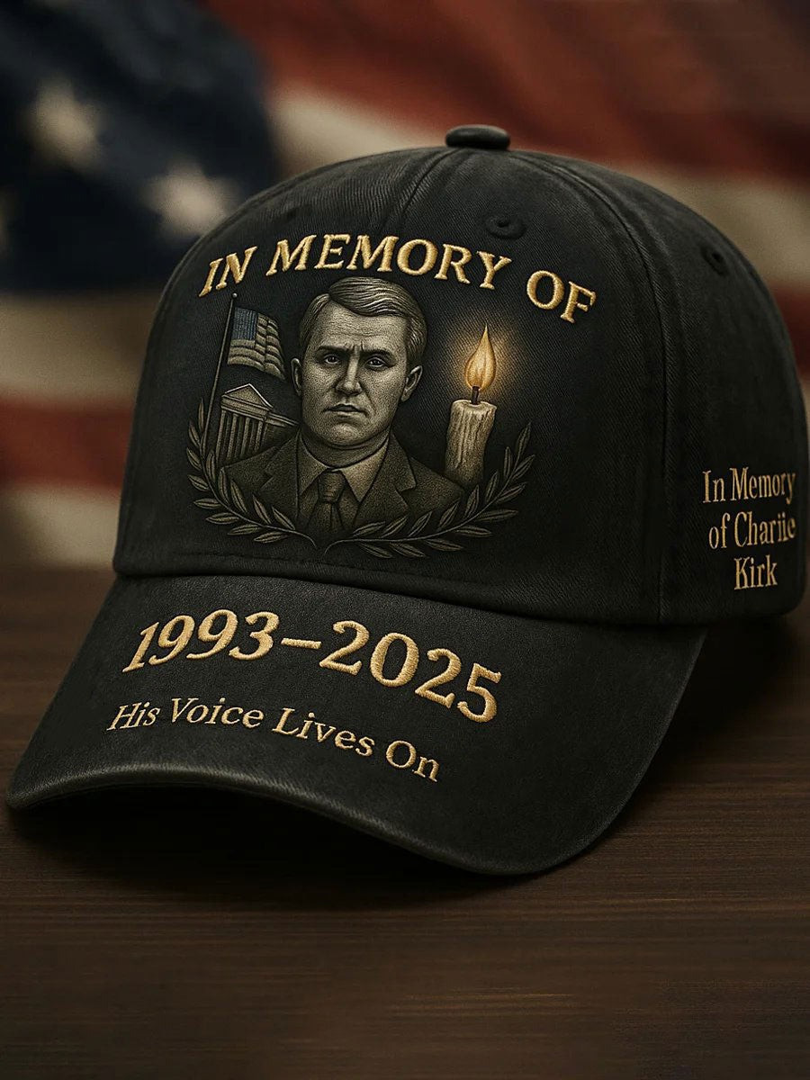 In memory of his voice lives Embroidered Hat Best Gift For America Lovers and Supporters