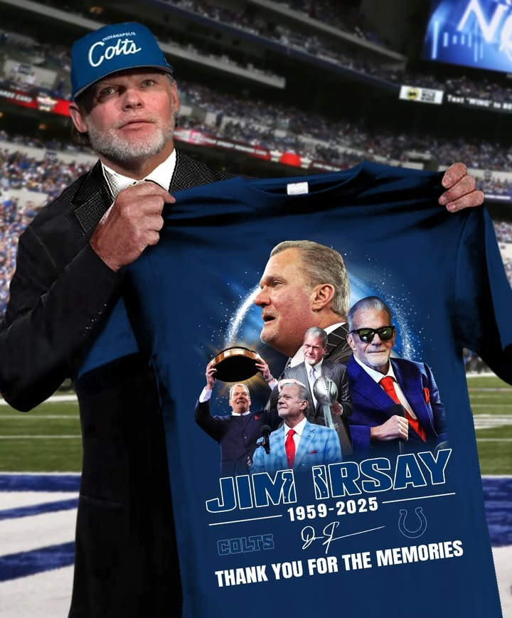 In Memory Of Jim Irsay 1959 2025 Shirt RIP Rest In Peace Thank You For The Memories Merch