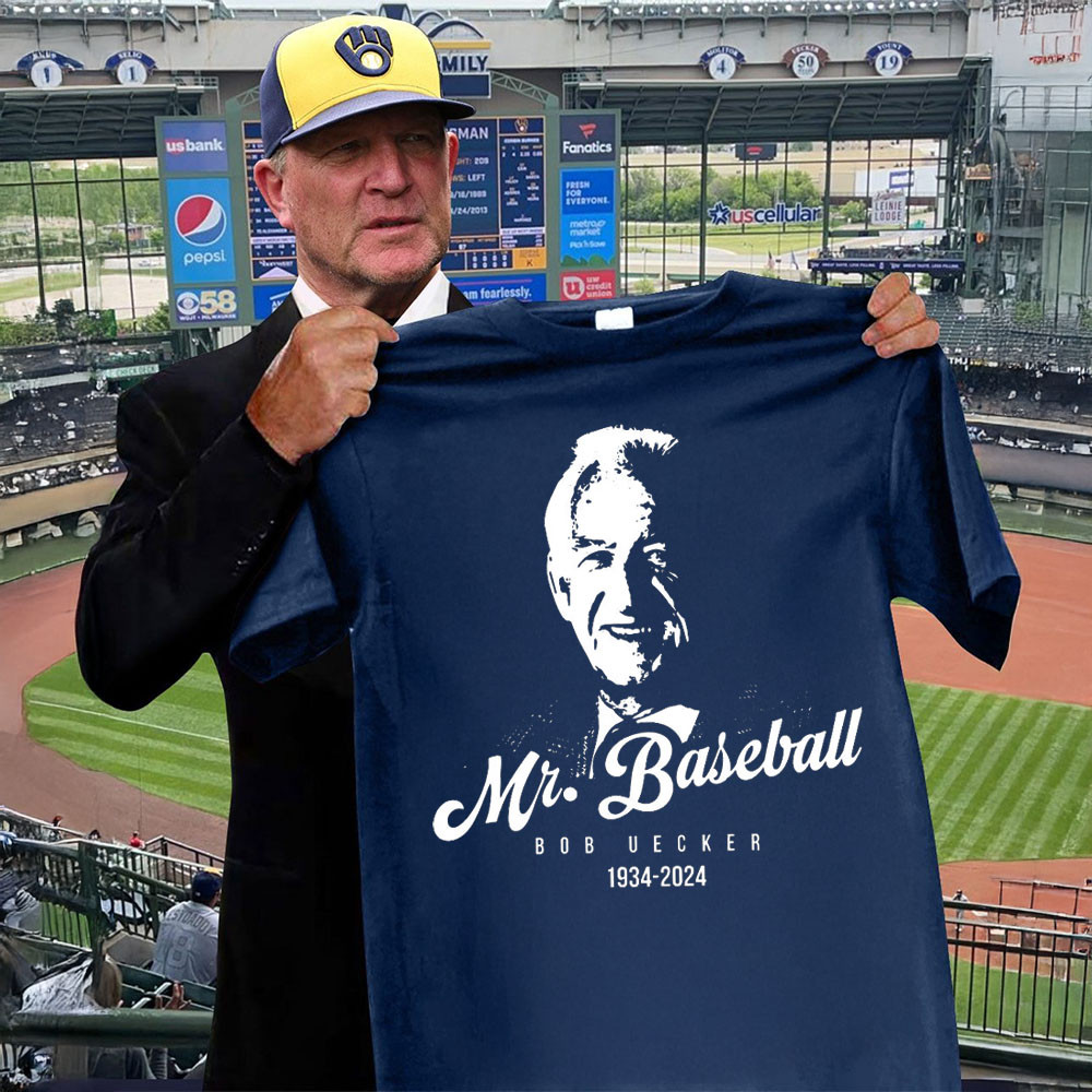 In Memory Of Mr. Baseball Bob Uecker Shirt RIP Legend Milwaukee Brewers Fan Merch Gifts