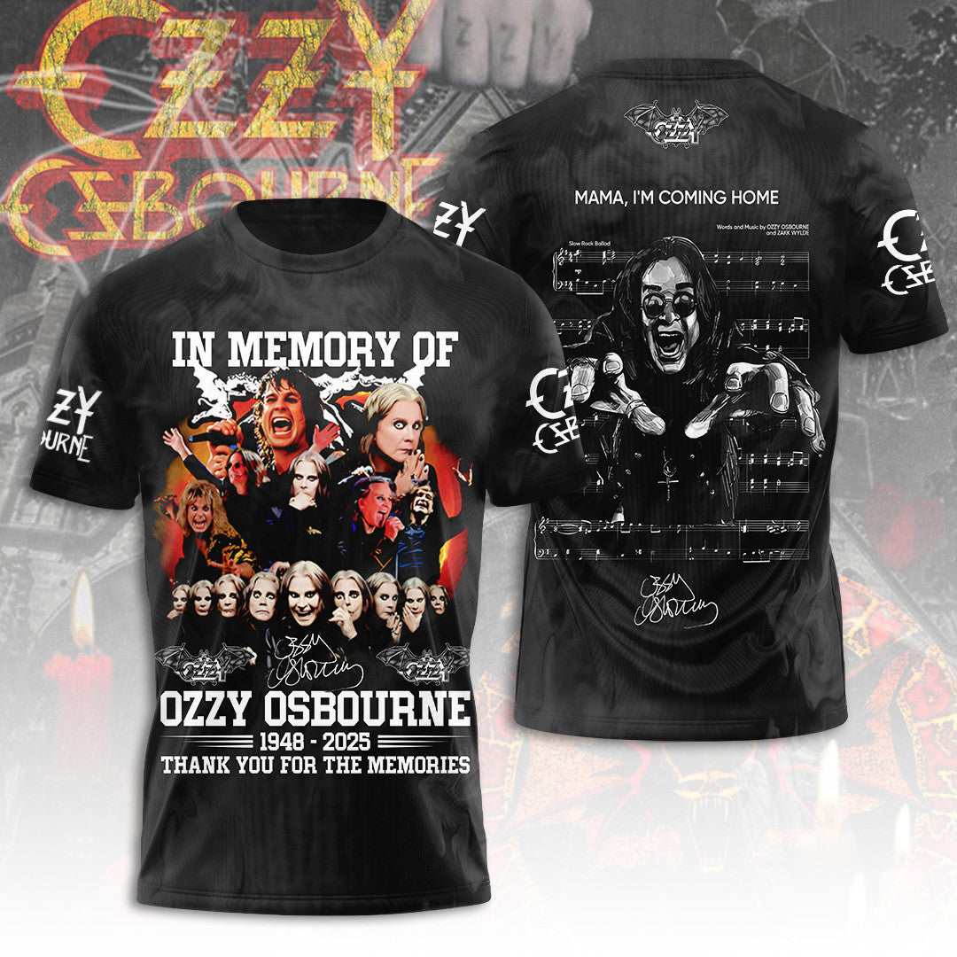 In Memory Of Ozzy Osbourne Shirt RIP Ozzy Osbourne Merch Gifts For Fans In Memory Of Ozzy Osbourne Shirt RIP Ozzy Osbourne Merch Gifts For Fans