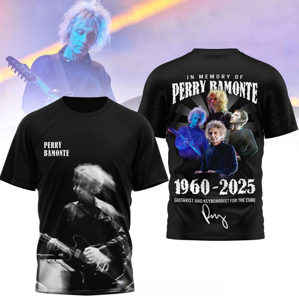 In Memory Of Perry Bamonte 1960-2025 T-Shirt Perry Bamonte Merch Gifts For Fans