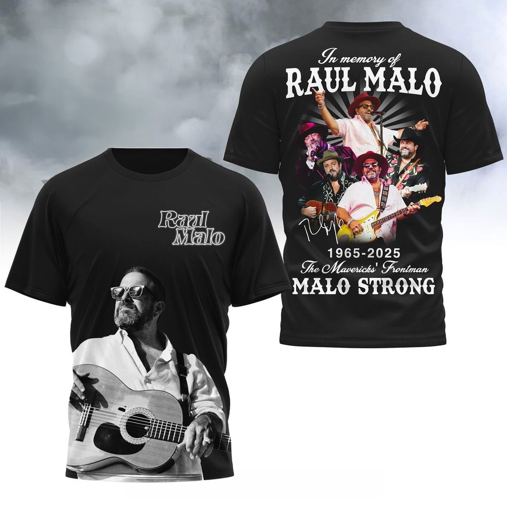 In Memory Of Raul Malo 1965 2025 T-Shirt Raul Malo Merch Gifts For Dad