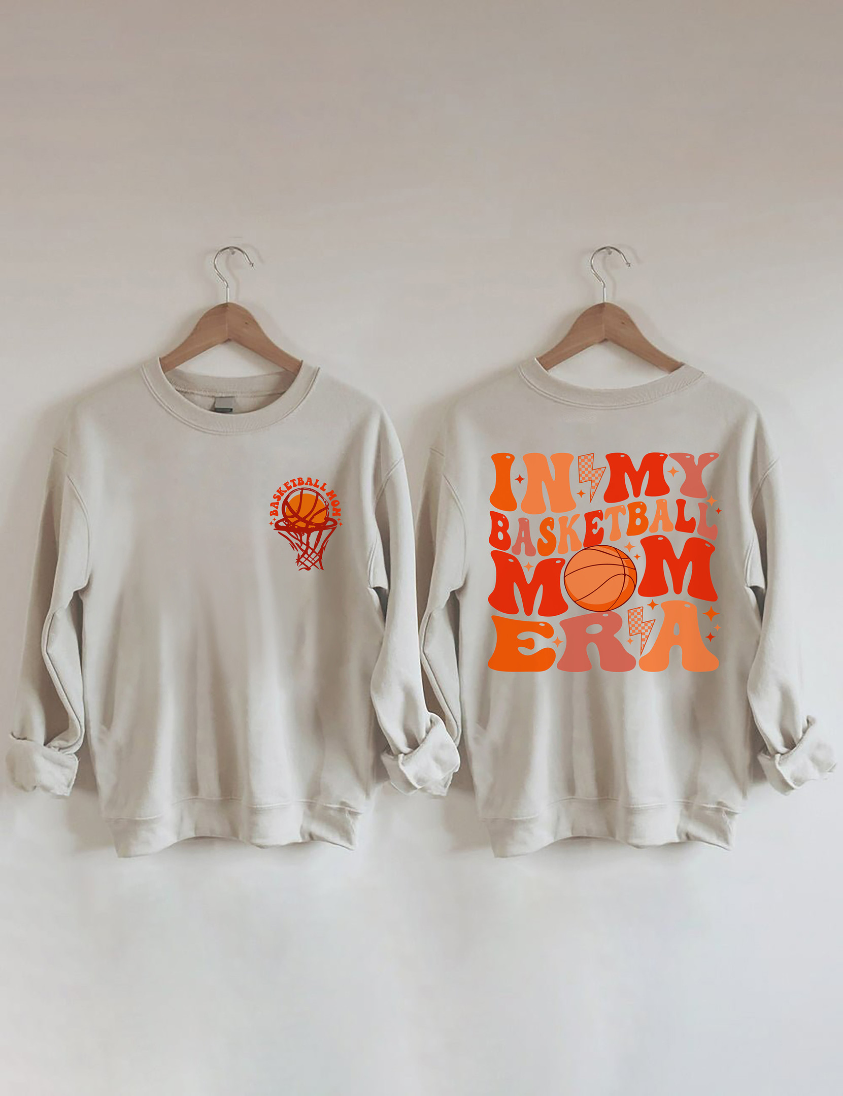 In My Basketball Mom Era Sweatshirt Meme Clothing Basketball Lover Gifts