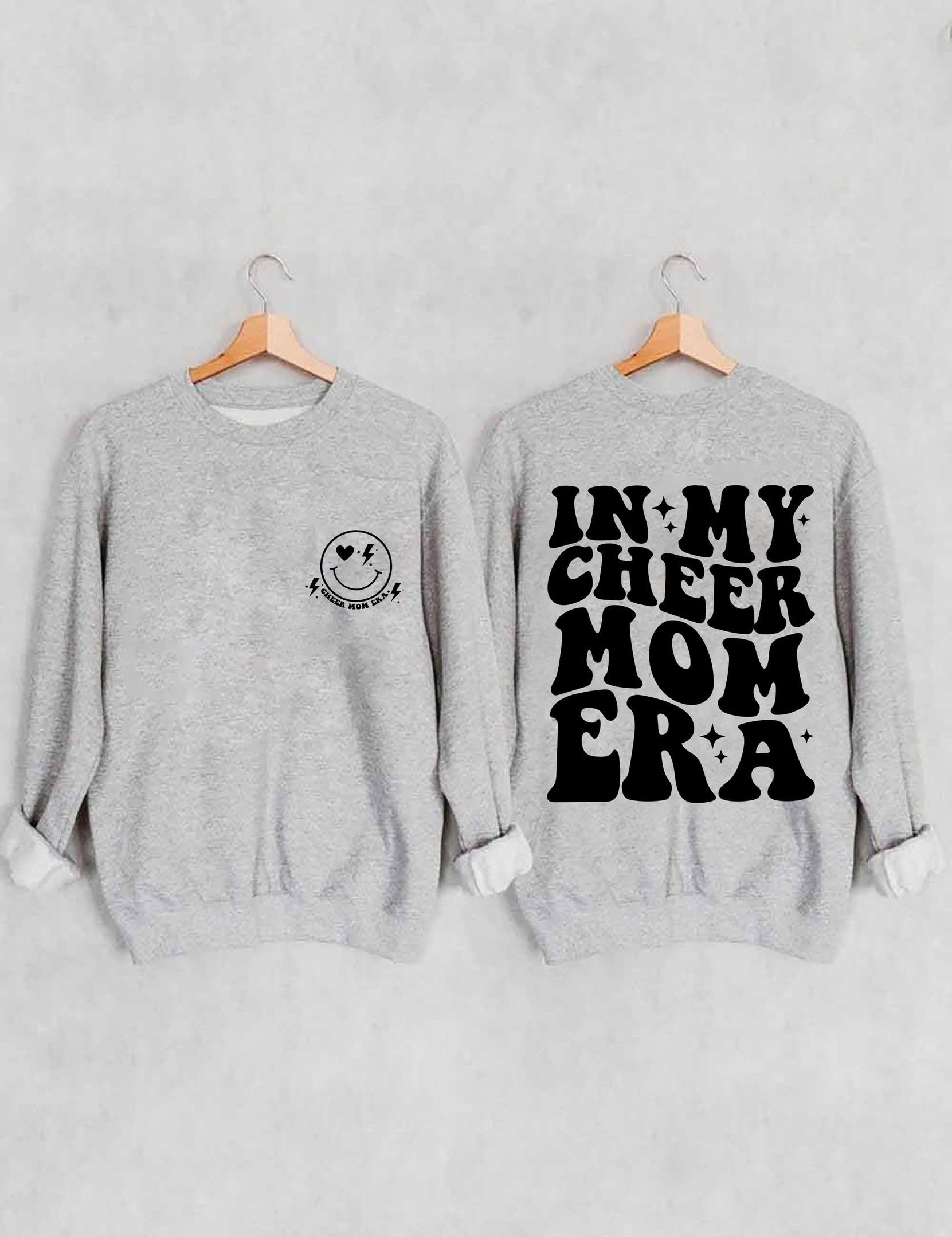 In My Cheer Mom Era Sweatshirt Funny Clothing Good Gifts For Women