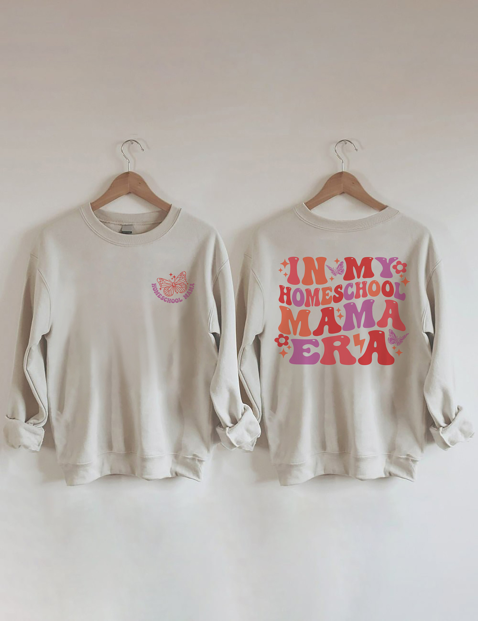 In My Homeschool Mom Era Sweatshirt Funny Sweatshirt Gifts For Students