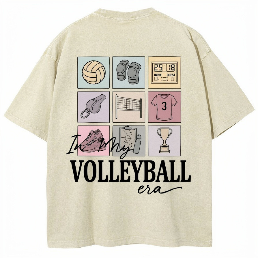 In My Volleyball Era T-Shirt Sports Volleyball Player Merch Gift For Mom
