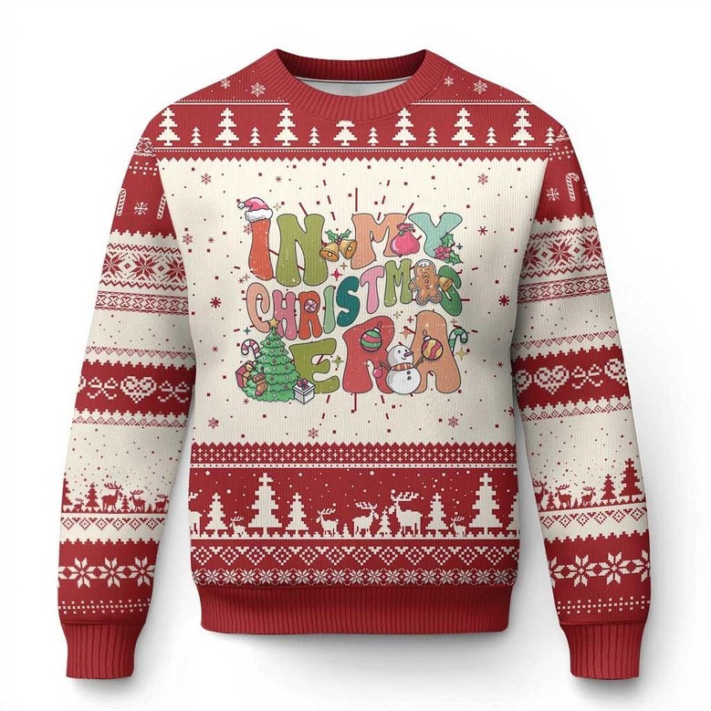 In My Xmas Era Ugly Christmas Jumpers Cute Groovy Holiday Sweaters Christmas Gifts