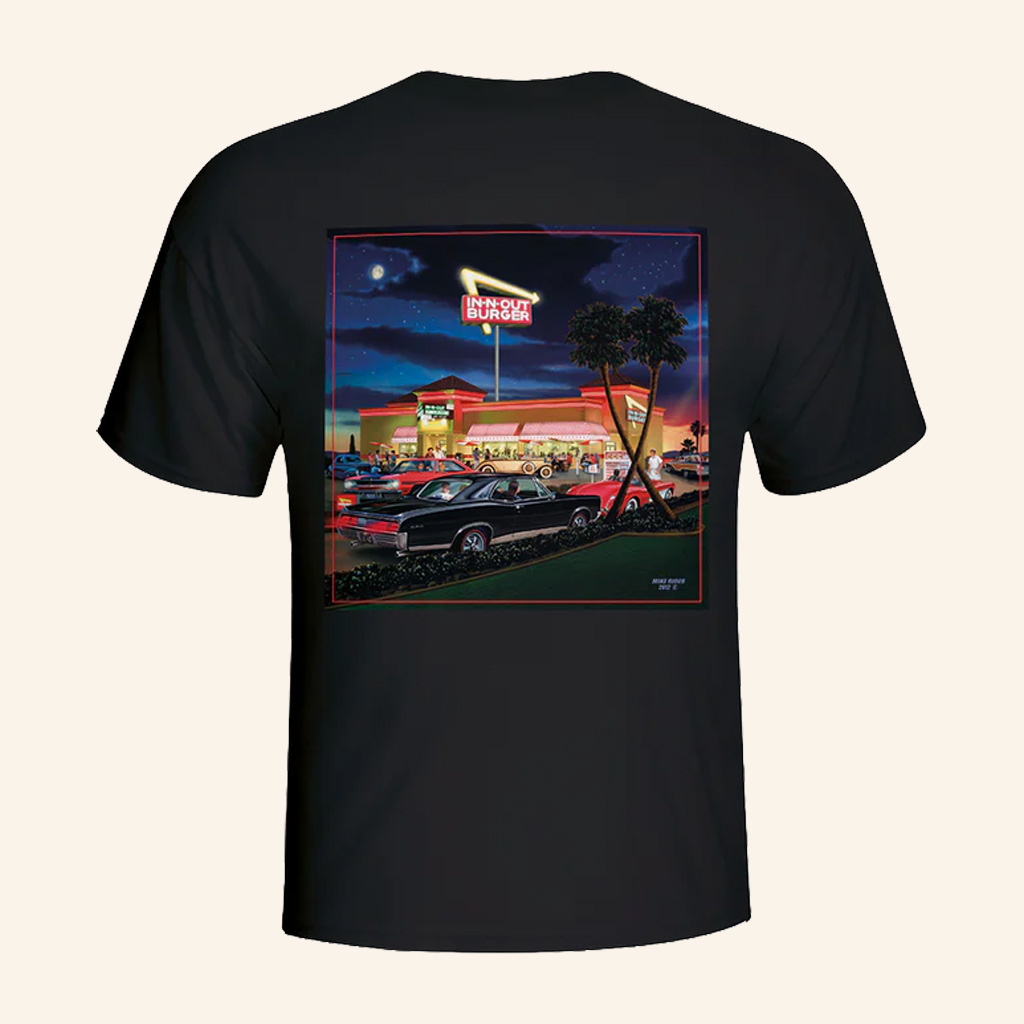 In N Out Merch 2013 Now And Then Black T-Shirt Dad Christmas Gifts In N Out Merch 2013 Now And Then Black T-Shirt Dad Christmas Gifts