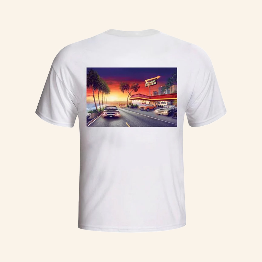 In N Out Merch 2025 Youth Beach Cruise White T-Shirt Christmas Gifts For Father In N Out Merch 2025 Youth Beach Cruise White T-Shirt Christmas Gifts For Father