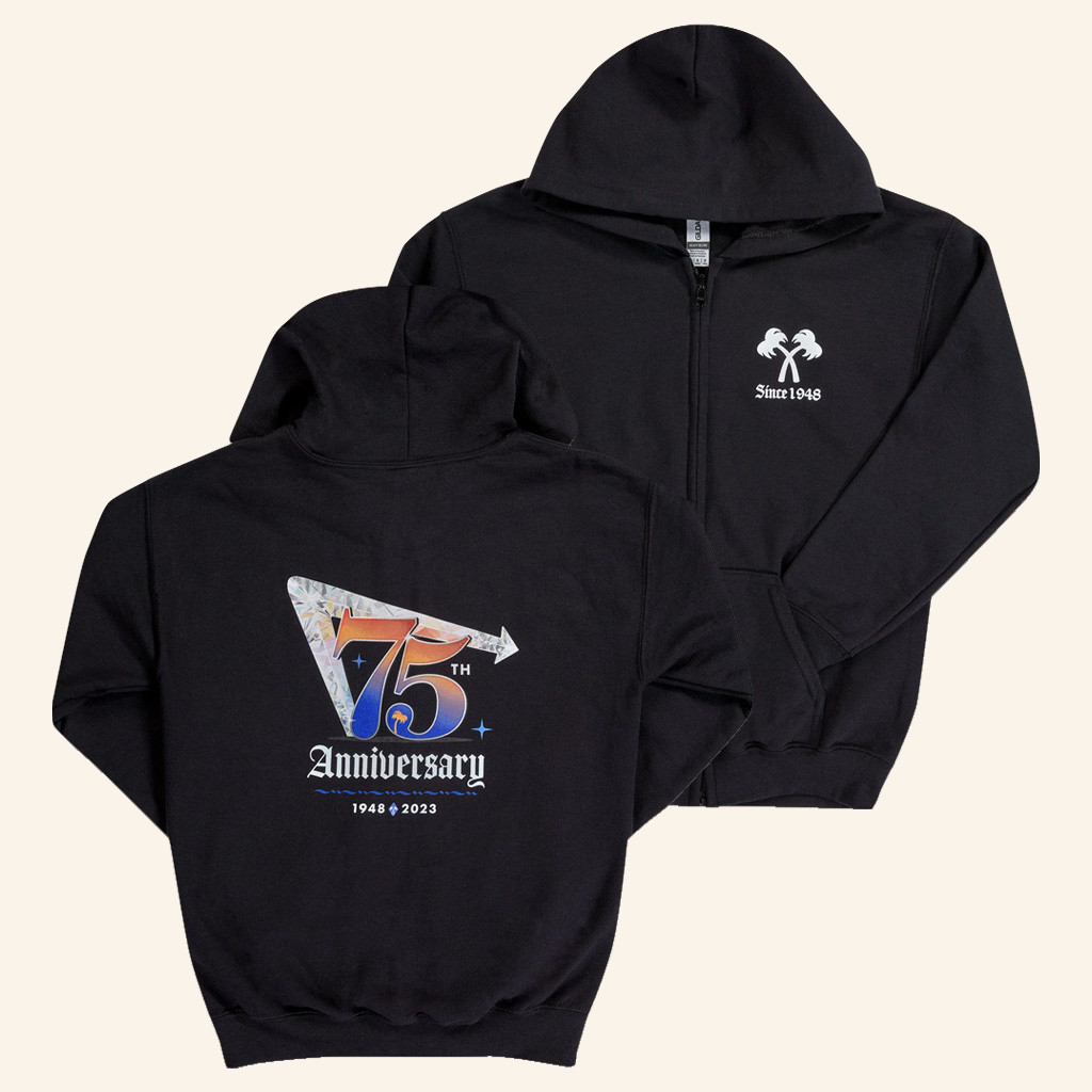 In N Out Merch 75th Anniversary Zip Up Hoodie Birthday Gift For Husband In N Out Merch 75th Anniversary Zip Up Hoodie Birthday Gift For Husband