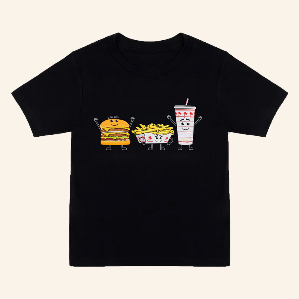 In N Out Merch Food Character T-Shirt Birthday Gift For Friends