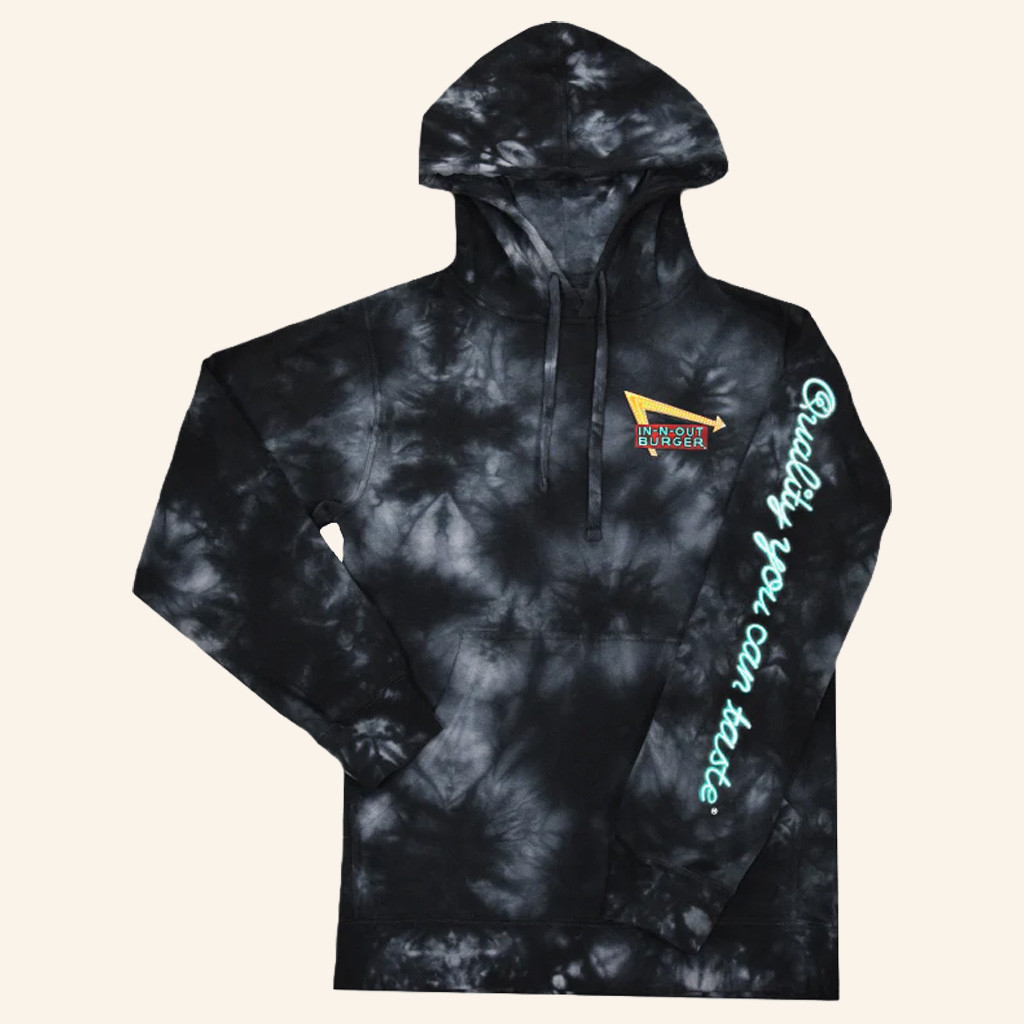 In N Out Merch Quality You Can Taste Black Tie Dye Hoodie Christmas Presents For Boyfriend In N Out Merch Quality You Can Taste Black Tie Dye Hoodie Christmas Presents For Boyfriend