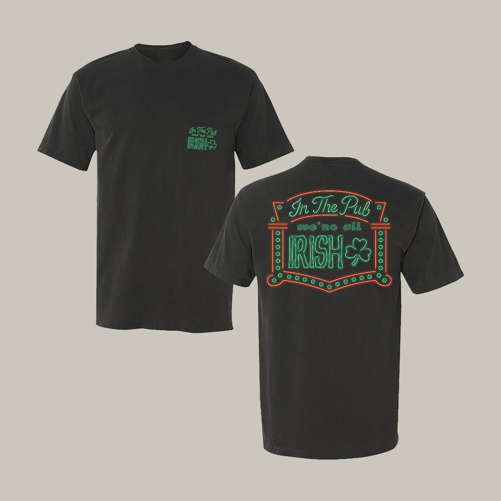 In The Pub We're All Irish T-Shirt Saint Patrick's Day 2026 Clothes Gift Idea For Husband