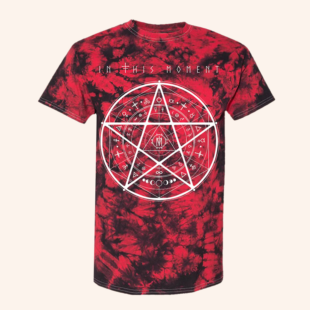 In This Moment Merch In This Moment Merch Pentagram Tie Dye T-Shirt Best Gifts For Rock Fans In This Moment Merch In This Moment Merch Pentagram Tie Dye T-Shirt Best Gifts For Rock Fans