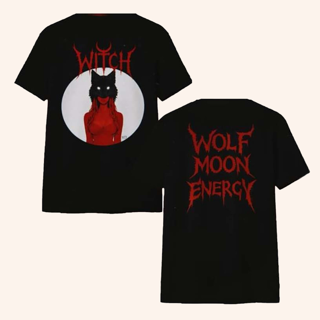 In This Moment Merch Wolf Moon Energy T-Shirt Witch Shirt Gift For Rock Lover