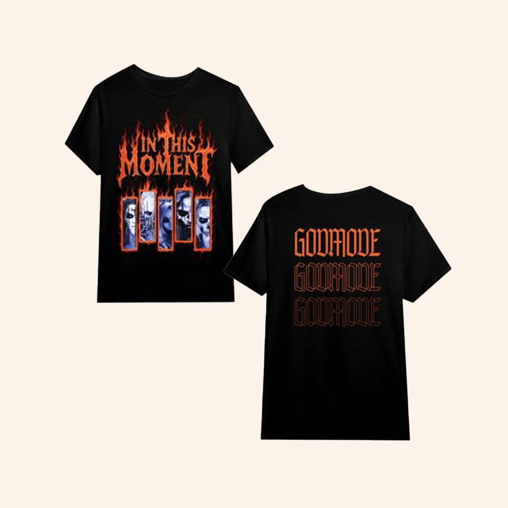 In This Moment Official Merch Bar Band Fire T-Shirt Gifts For Friends