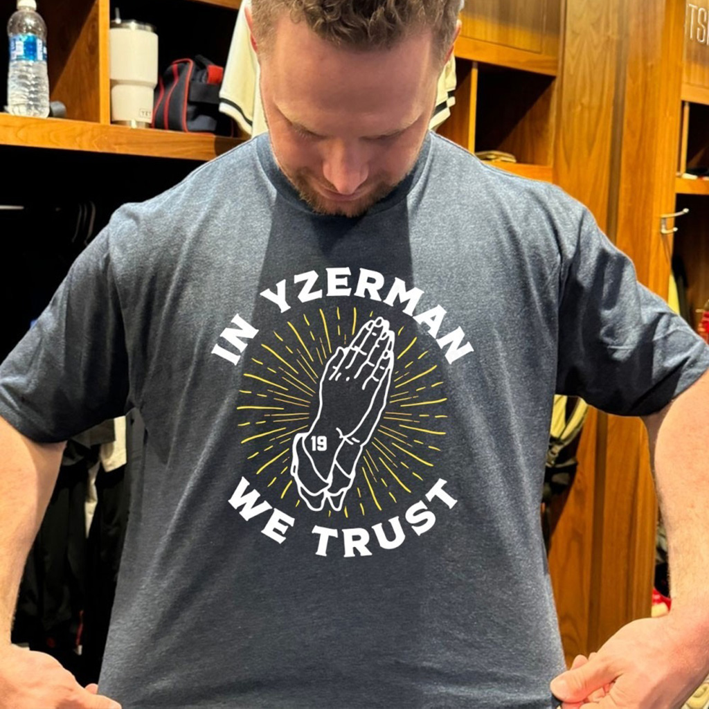 In Yzerman We Trust Detroit Hockey T Shirt